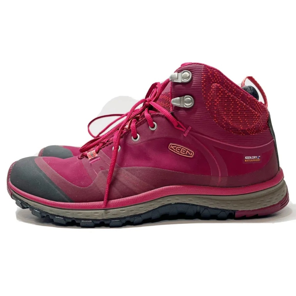 Keen Women's Pink/Red Terradora Waterproof Mid Boots Size 8